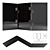 Art Deco Folding Screen 3D model small image 1