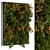 Orange Flower Vertical Garden Frame 3D model small image 1