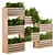 Outdoor Oasis Planter Box Set 3D model small image 1