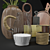 Wooden Kitchen Decor Set 3D model small image 2