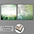 Artistic Expression: Set of 2 Wall Paintings 3D model small image 1