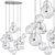 Bolle Circular Chandelier 24 Bubble: Stunning Lighting Statement 3D model small image 3