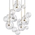 Bolle Circular Chandelier 24 Bubble: Stunning Lighting Statement 3D model small image 4