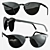 Stylish Shades: 145mm x 140mm 3D model small image 1