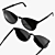 Stylish Shades: 145mm x 140mm 3D model small image 2