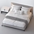 Minimalist Andersen Bed by Minotti 3D model small image 2