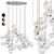Bolle Circular Chandelier: Elegant Illumination for Modern Spaces 3D model small image 1