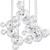 Bolle Circular Chandelier: Elegant Illumination for Modern Spaces 3D model small image 4