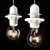 Versatile Incandescent Lamp E14 E27 3D model small image 1