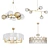 Modern Chandelier Collection 3D model small image 1