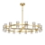 Contemporary Glass Ball Chandelier 3D model small image 2