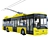 Customizable Trolleybus: Personalize Your Ride! 3D model small image 1