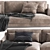 Modern Poliform Bellport Sofa 3D model small image 2