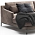 Modern Poliform Bellport Sofa 3D model small image 3