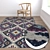  High-Quality 3-Piece Carpets Set 3D model small image 5