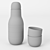 Elegant Muuto Corky Carafe Set 3D model small image 2