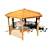 Versatile Pavilion with Customizable Wood Texture | Jardipolys 3D model small image 6