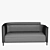 HÉMICYCLE Sofa: Minimalistic Elegance & Unmatched Comfort 3D model small image 2