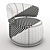 Minimalist Comfort: Armchair Picolo 3D model small image 2