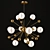 Modern Sputnik Chandelier 11-Light 3D model small image 2