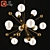 Modern Sputnik Chandelier 11-Light 3D model small image 5