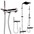 Elegance in the Bathroom: Treemme RAN Shower Set 3D model small image 1