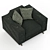 Diamond Dash Caracole Chair - Elegant and Stylish Seating 3D model small image 3