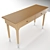 Elegant Classic Work Table 3D model small image 6