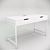 Modern Alex Table with Cable Management 3D model small image 3
