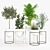 Elegant Stand Planter 3D model small image 1