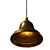 Vintage Brass Lampshade 3D model small image 4