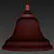 Vintage Brass Lampshade 3D model small image 5