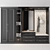 Custom Hallway Organizer | 3450x2600x500 mm 3D model small image 1