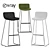 Neo Bar Stool: Stylish and Comfortable 3D model small image 1