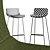 Neo Bar Stool: Stylish and Comfortable 3D model small image 3