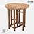 LoftDesigne 387 Wood Table 3D model small image 1