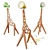 Giraffe Lamp: Elegant and Playful 3D model small image 6