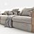 Turbo Soft Groundpiece Sofa 3D model small image 8