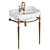 Sbordoni Palladio Sink: Modern Metal Structure 3D model small image 4