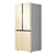 Sleek Samsung RF50N5861FG Fridge 3D model small image 2