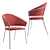 Modern Jazz Chair: Sleek Design, Ultimate Comfort 3D model small image 2