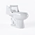 Z-Power Toilet: Experience the Ultimate Cleanliness 3D model small image 1