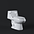 Z-Power Toilet: Experience the Ultimate Cleanliness 3D model small image 4