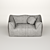 Luxury Leather Sofa 3D model small image 3