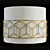 Elegant Golden Wall Lamp 3D model small image 1
