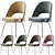Saarinen Armless Chair: Modern Elegance 3D model small image 1