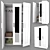 Brimnes Wardrobe: White 3-Door - Compact & Stylish 3D model small image 5