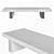 Sleek Grid Bench by Mario Tsai 3D model small image 2