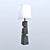 Modern Concrete Floor Lamp 3D model small image 1