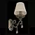 Grace RC247-WL-01-R: Classic Brass Wall Lamp 3D model small image 1